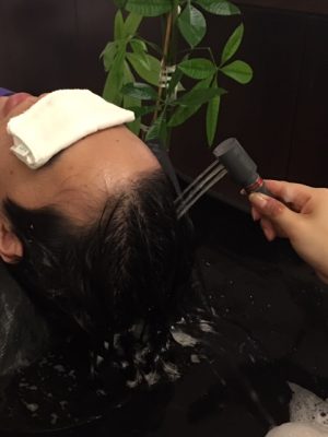 Scalp cleansing and head spa therapy　https://www.ankh-jp.com/english/